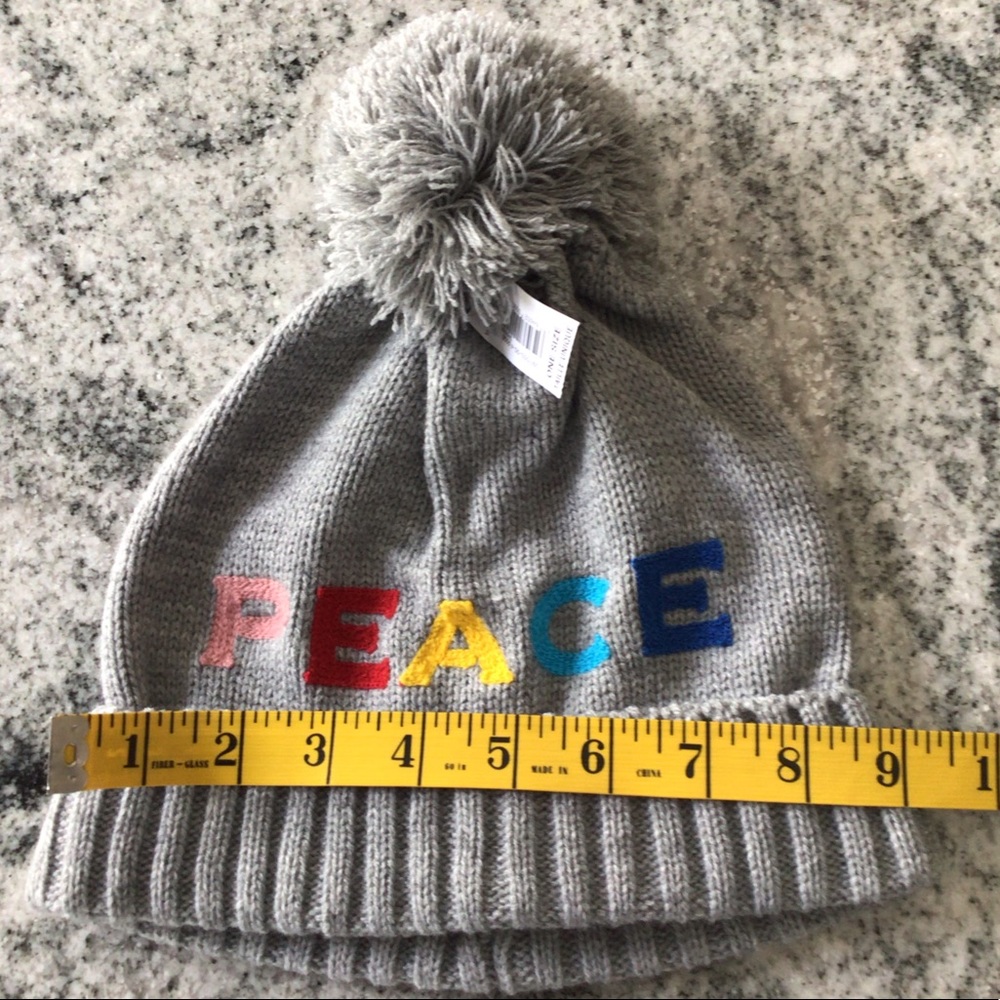 ❤️ GAP grey winter hat w pompom - Picture 6 of 6